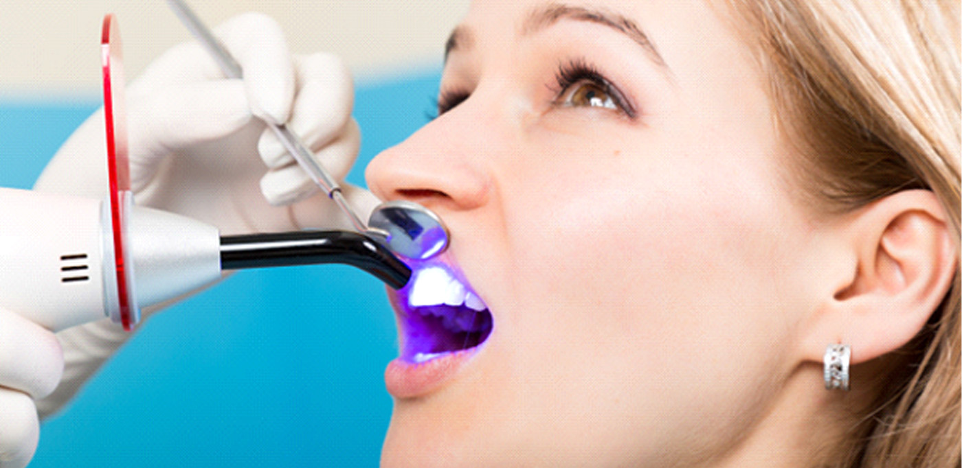 Baytown patient getting dental bonding