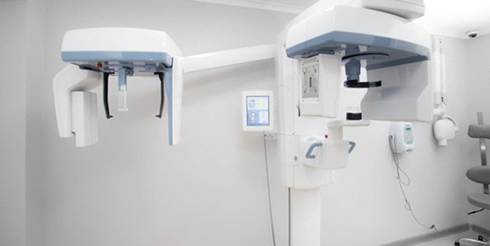 CBCT machine in dental office